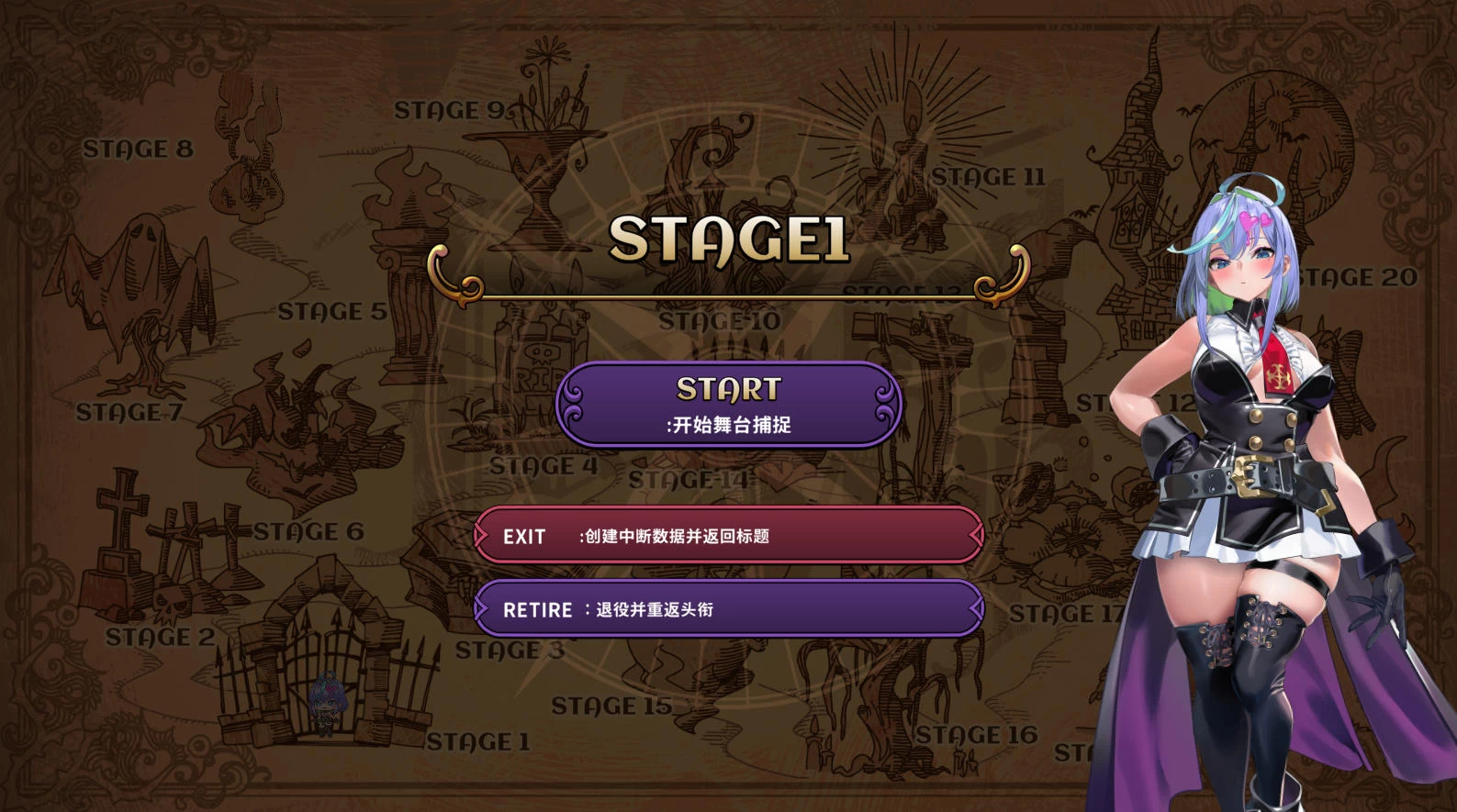 恶魔幸存者 DeviDeviSurvivor v1.2.0 – 肉鸽Roguelike射击 | 解锁新语音与BUG修复 | 中文版下载 | PC插图1