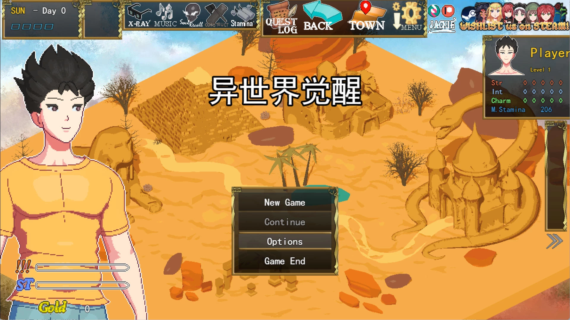 异世界觉醒 Isekai Awakening v1.40.0 – 像素风生活模拟 | 解锁新角色与场景 | 汉化版下载 | PC插图