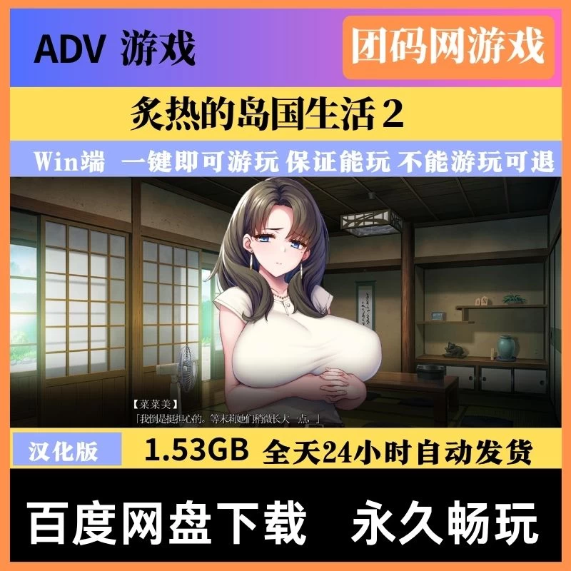 炙热的岛国生活２ – 文字剧情游戏 | 新游戏 | 汉化版下载 | PC
